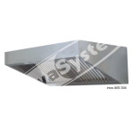 Cappa Snack Senza Motore in Acciaio Inox cm 140x70x45