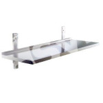 Mensola in Acciaio Inox cm 120x40