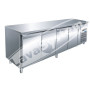 Tavolo Refrigerato 4 Porte -18°-22° Ventilato cm 223x70x85 h