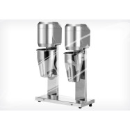 Frullatore frappè 2 Bicchieri Inox Lt 0,8+0,8