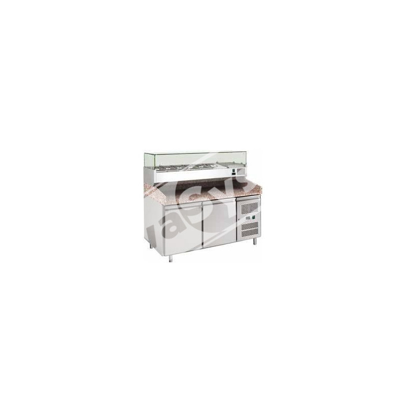 banco-pizza-refrigerato-1-porta-60x40-e-cassettiera-completo-di-vetrinetta-gn-14