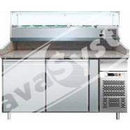 banco-pizza-refrigerato-1-porta-60x40-e-cassettiera-completo-di-vetrinetta-gn-14