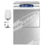 Lavabicchieri/Lavastoviglie Professionale 35x35 Doppia Parete Completa di Dosatori e Pompa di Scarico