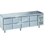 Tavolo Refrigerato 8 Cassetti -2°+8° Ventilato cm 223X70X85 h