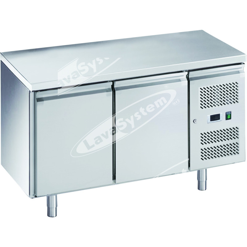 Tavolo Refrigerato 2 porte -18°- 22° Ventilato cm 136x70x85 h