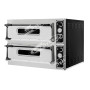 Forno Pizza Elettrico Doppia Camera n° 6+6 Pizze Ø cm 35