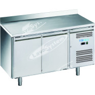 Tavolo Refrigerato 2 Porte GN/1/1 con alzatina +2°+8° Ventilato Linea Forcold