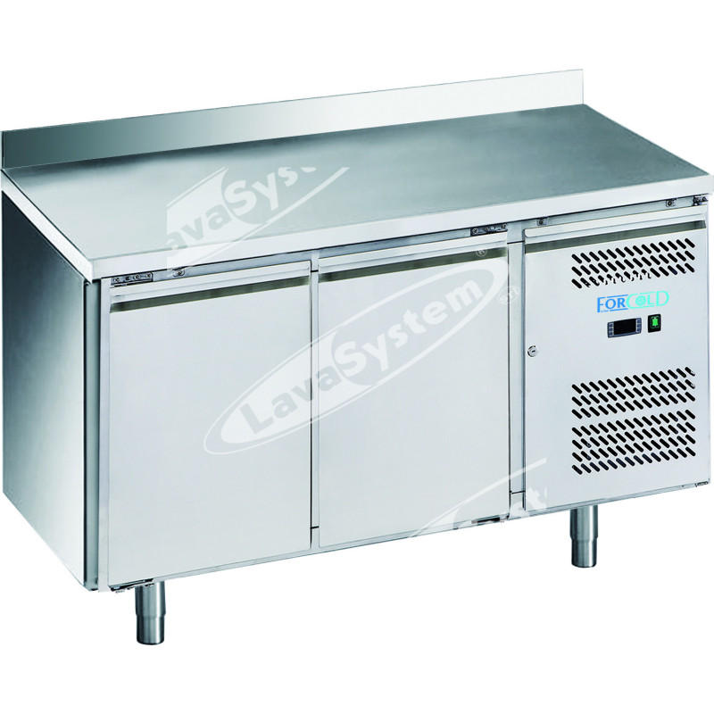 Tavolo Refrigerato 2 Porte GN 1 1 Con Alzatina 18 22 Ventilato Tavolo Refrigerato 2 Porte GN 1 1 Con Alzatina 18 22 Ventilato