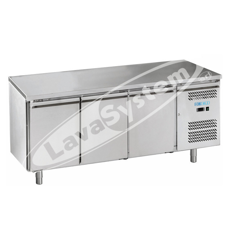 Tavolo Refrigerato 3 porte GN 1/1 -18°- 22° Ventilato Linea Forcold