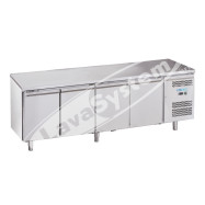 Tavolo Refrigerato 4 porte GN 1/1 -18°- 22° Ventilato Linea Forcold