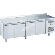 Tavolo Refrigerato 4 porte GN 1/1 con Alzatina -18°- 22° Ventilato Linea Forcold