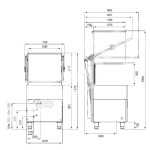 Lavastoviglie a Capot 50x50 completa di Dosatore Brillantante