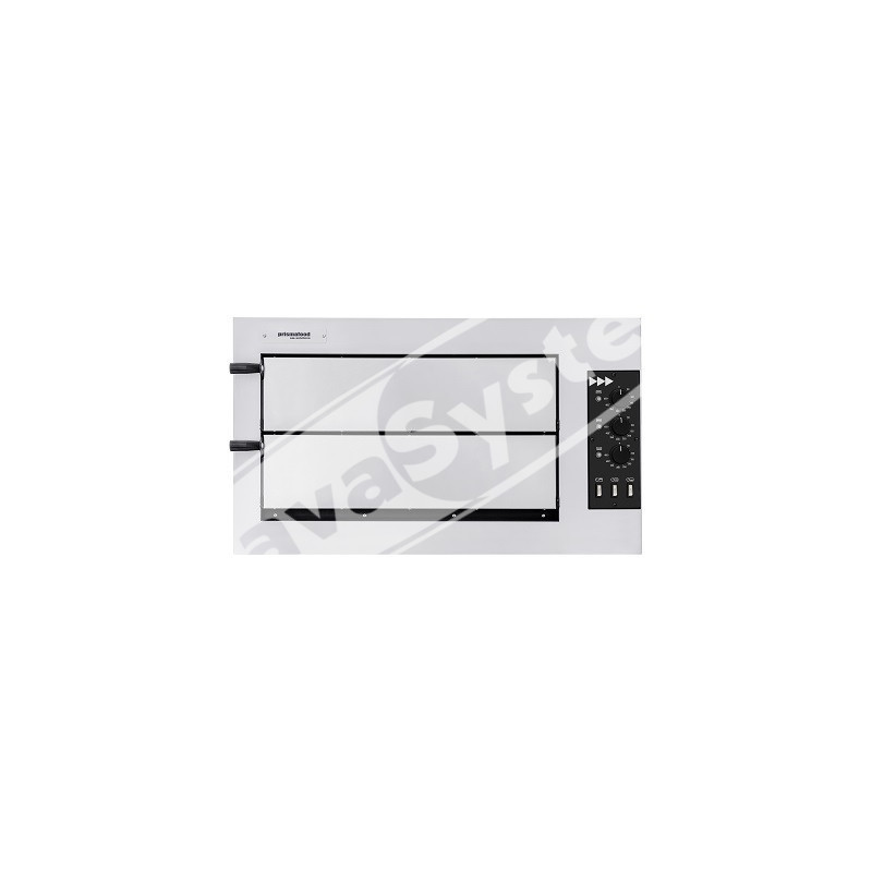 Forno Pizza Doppia Camera con Piano Refrattario Ø 45 o 60x40