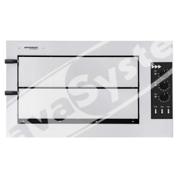 Forno Pizza Doppia Camera con Piano Refrattario Ø 45 o 60x40