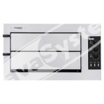 Forno Pizza Doppia Camera con Piano Refrattario Ø 45 o 60x40
