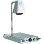 Piano Caldo con Una Lampada ad Infrarossi Struttura Inox PCI4718