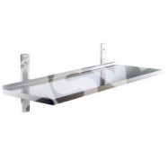 Mensola in Acciaio Inox cm 60x30