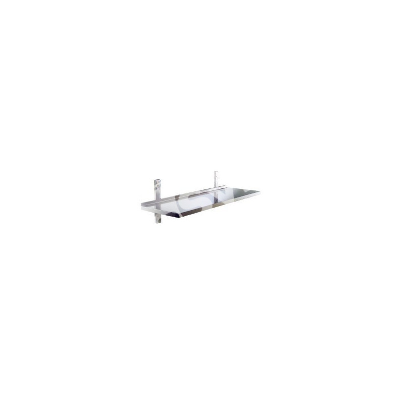 Mensola in Acciaio Inox cm 60x30