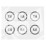 Cucina Professionale a Gas 6 Fuochi Serie 90 cm 120x90x85/90
