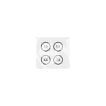 Cucina Professionale a Gas 4 Fuochi Serie 90 cm 80x90x85/90