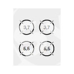 Cucina Professionale a Gas 4 Fuochi Serie 70 cm 70x70x85/90