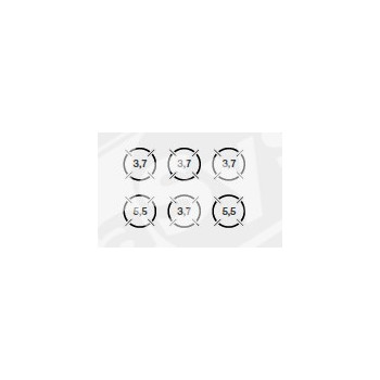 Cucina Professionale a Gas 6 Fuochi Serie 70 cm 110x70x85/90