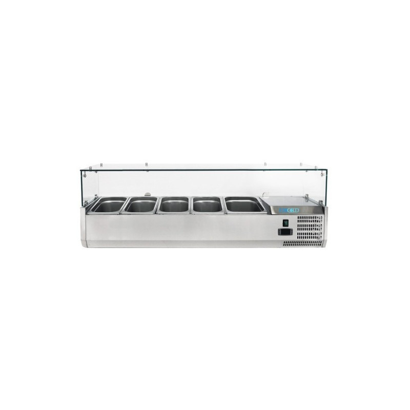 Vetrina Refrigerata per Pizzeria cm 140x33x43,5