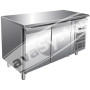 Tavolo Refrigerato 2 Porte -2°+8° Ventilato cm 136x70x85 h GN2100TN
