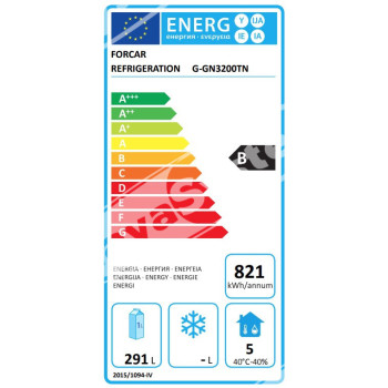 Tavolo Refrigerato 3 Porte -2°+8° con Alzatina GN3200TN