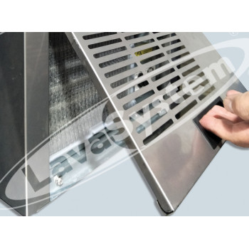 Produttore di Ghiaccio a Cubetti 25 Kg/24 h Raffreddamento ad Aria