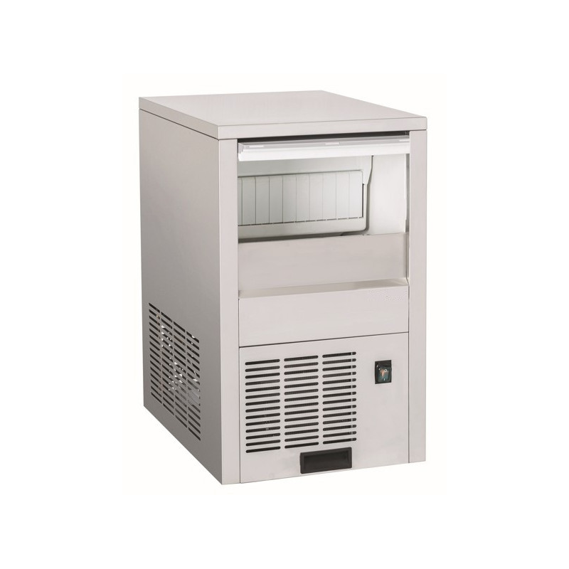 Produttore di Ghiaccio a Cubetti 30 Kg/24 h Raffreddamento ad Aria