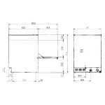 Lavastoviglie 50x50 Monofase completa di dosatore Brillantante