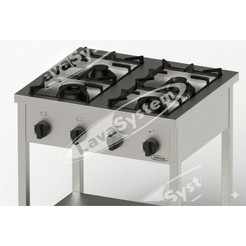 Piano Cottura a Gas 4 Fuochi Kw 22,5 cm 80x70x85 da Montare