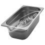 N° 6 Pezzi Bacinelle in Acciaio Inox Gastronorm GN 1/3 h 10 cm