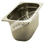 N° 6 Pezzi Bacinelle in Acciaio Inox Gastronorm GN 1/4 h 15 cm