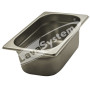 N° 6 Pezzi Bacinelle in Acciaio Inox Gastronorm GN 1/4 h 10 cm