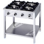 Cucina Professionale a Gas 4 Fuochi Linea 90 Kw 24,5 cm 90x90x90