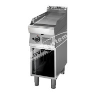 Fry Top a Gas Piastra Liscia Linea 70 con Mobile