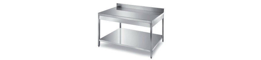 tavolo in acciaio inox AISI 304 